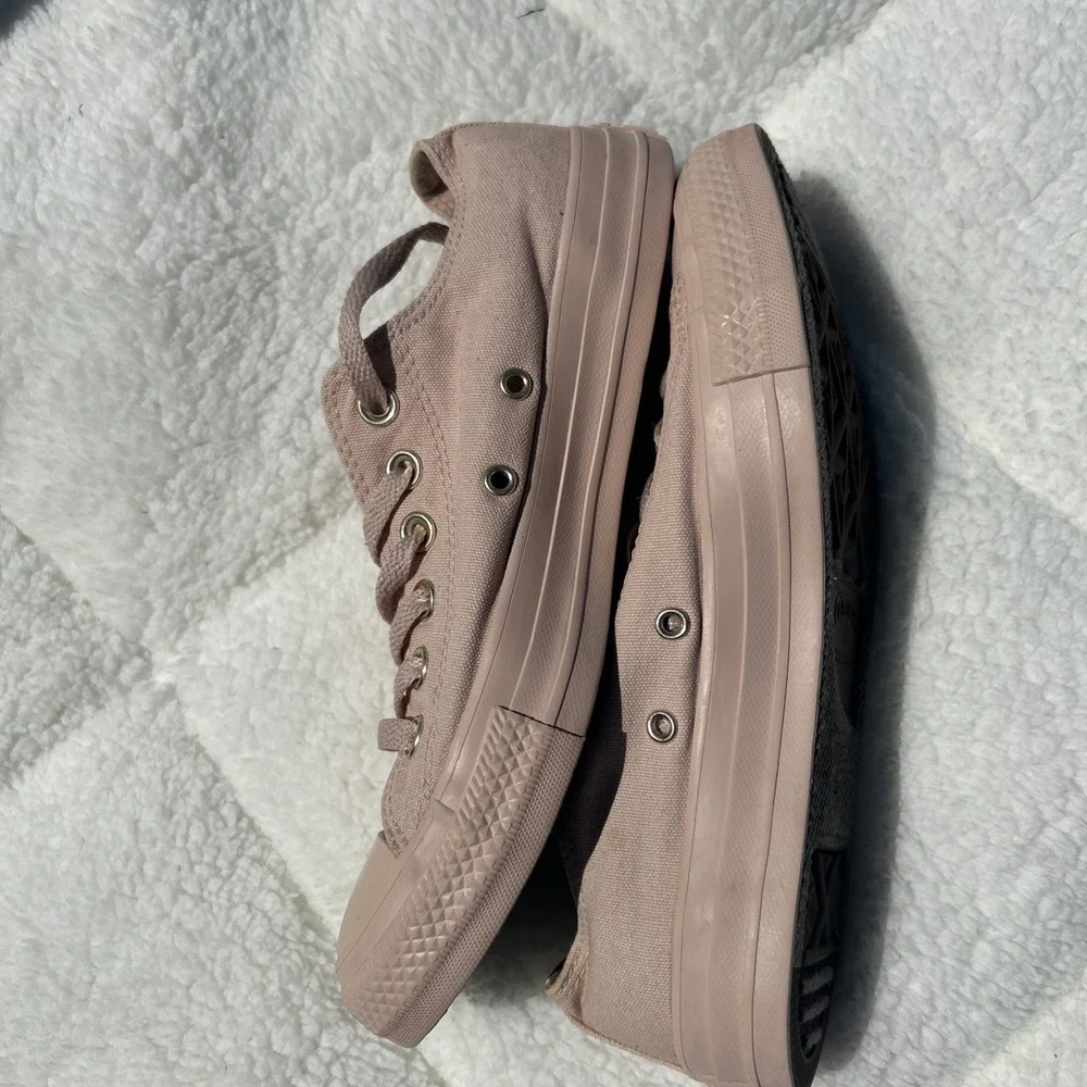 Converse All Star Canvas Low Top Pink Gold Women's‎ Size US 7.5